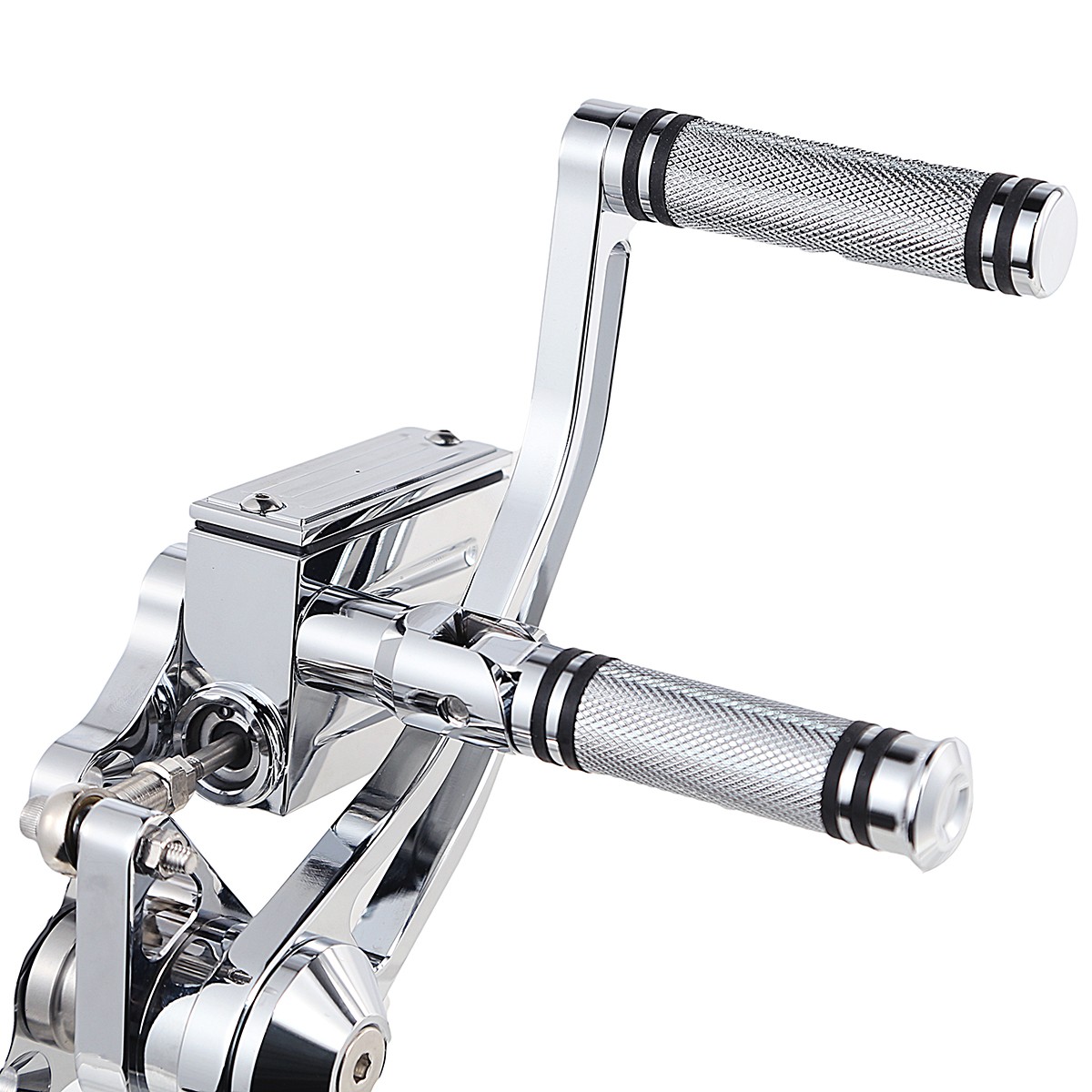 BILLET ALUMINUM CHROME FORWARD CONTROL KITS FOR HARLEY SOFTAIL FATBOY 2007-2017
