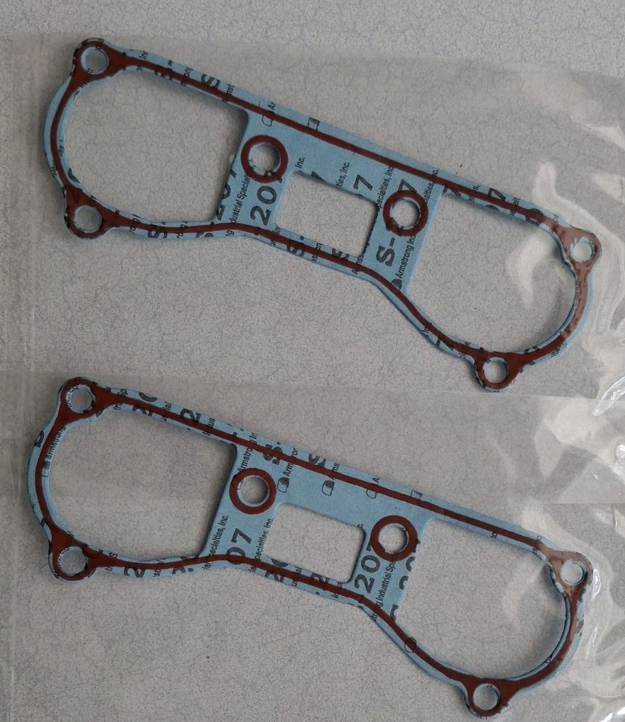 (Qty-2) Rocker Cover To Cylinder Head Gaskets Rpl 16779-84A Harley Evo/Sportster