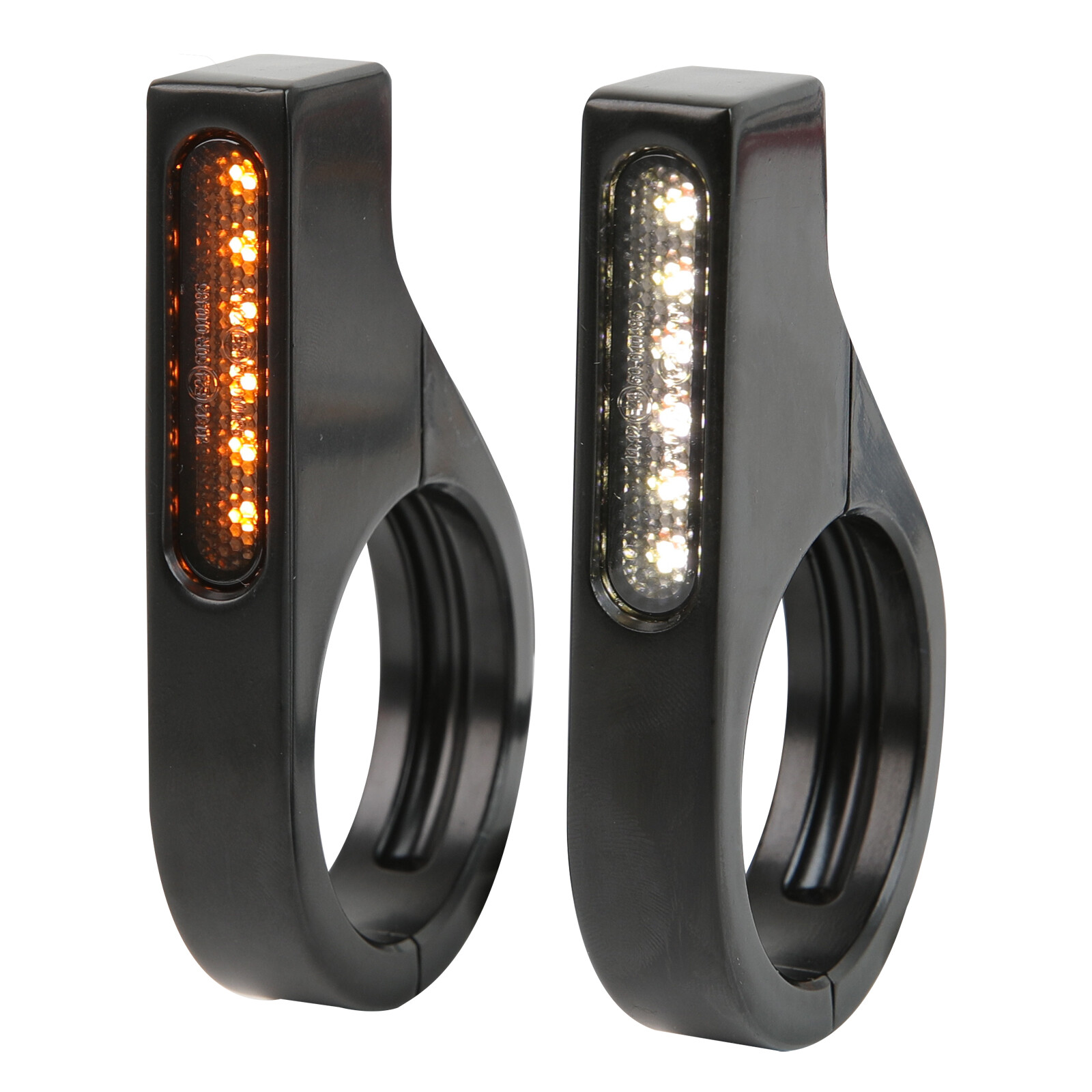 2X Motorcycle LED Fork Turn Signal Light Blinker DRL For Honda Shadow VT750 1100