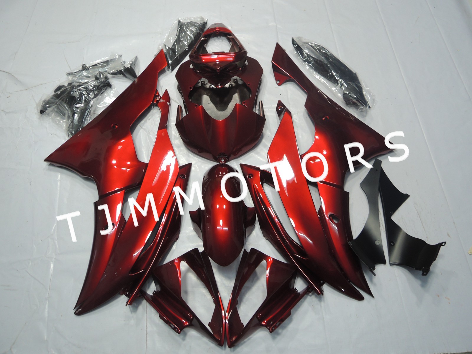 For YAMAHA YZF R6 2008-2016 Metallic Red ABS Injection Mold Bodywork Fairing Kit