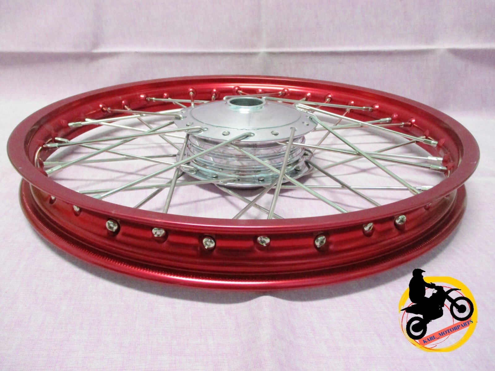 HONDA C50 C70 C90 Front Aluminium & Hub + Stainless Spoke Set *nan6132*