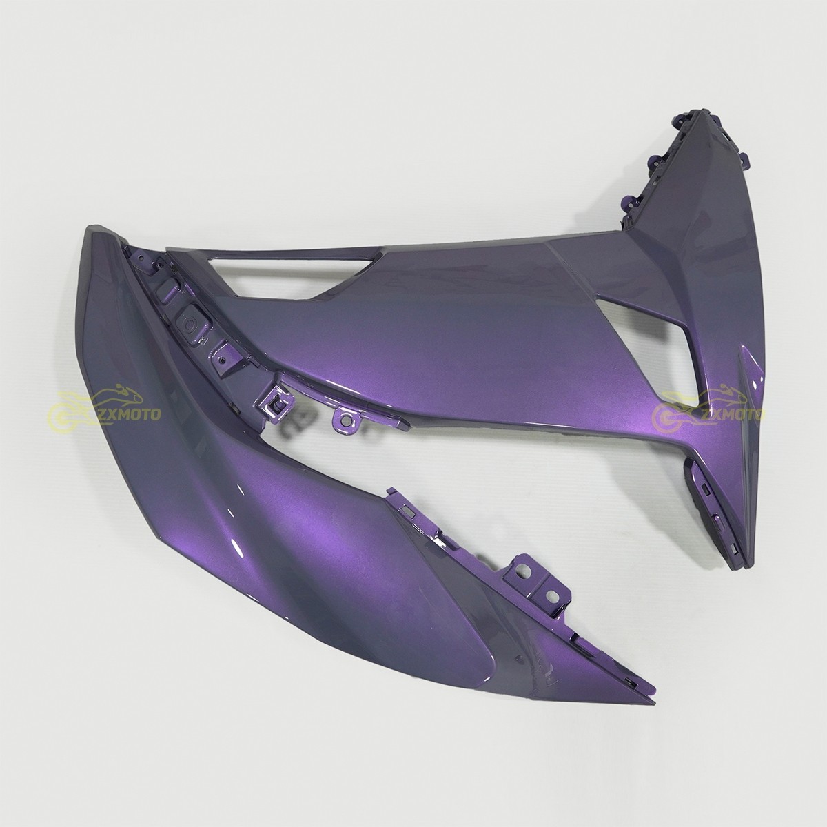 Chameleon Gray Purple Fairing Kit w/Tank Cover for Kawasaki Ninja 650 2017-2019