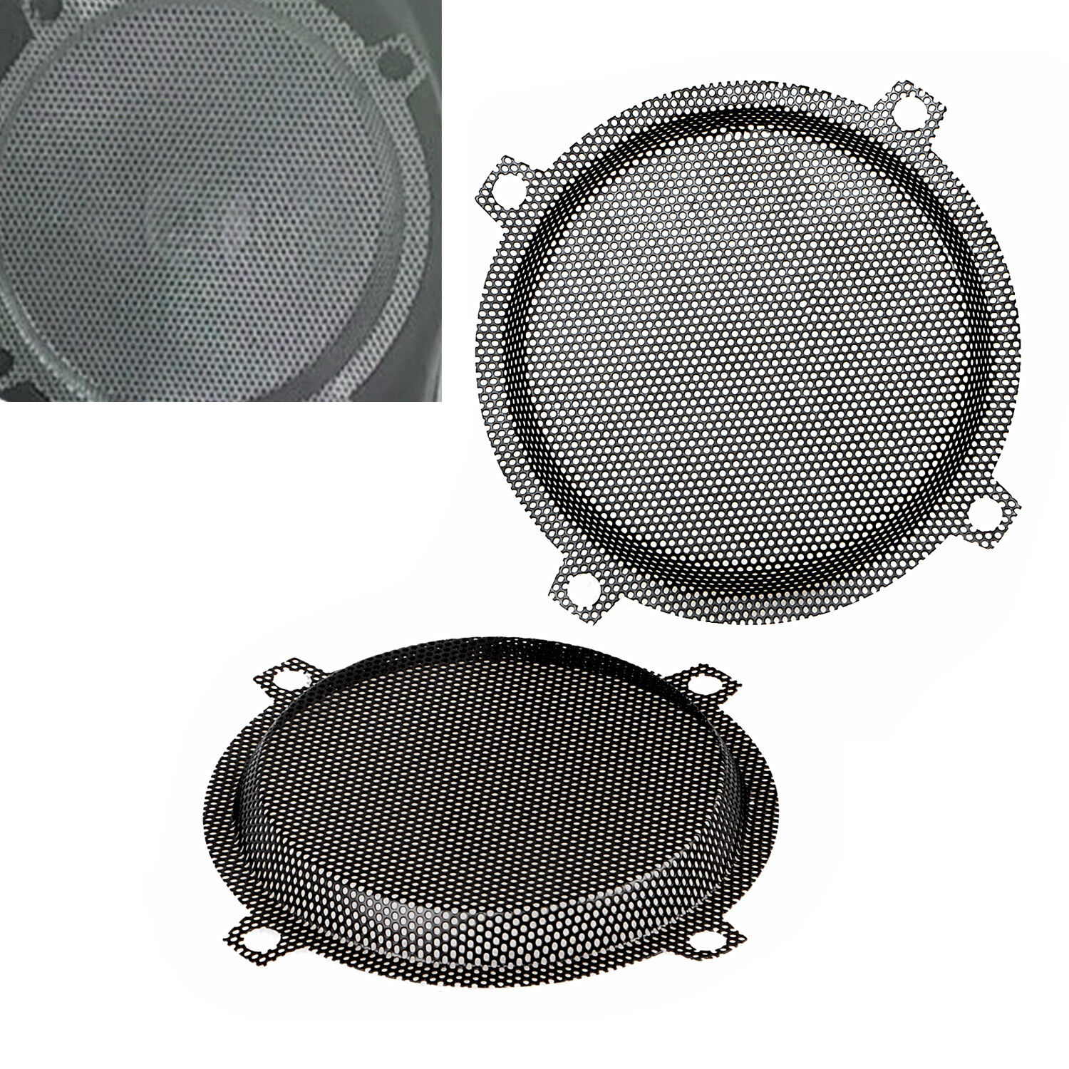 Mesh Speaker Grills Cover For Harley 96-13 Electra Street Tri Glide FLHX FLHTK