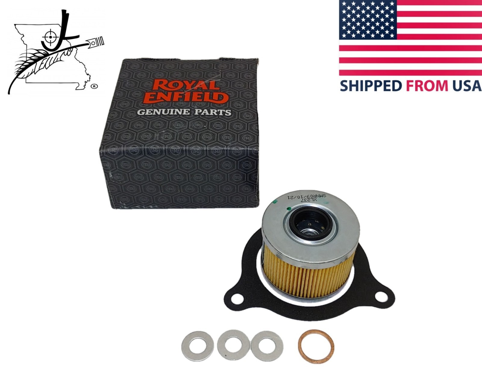 Royal Enfield OEM Himalayan & Scram 411 Oil Filter, Seal, Crush Washers Set Box