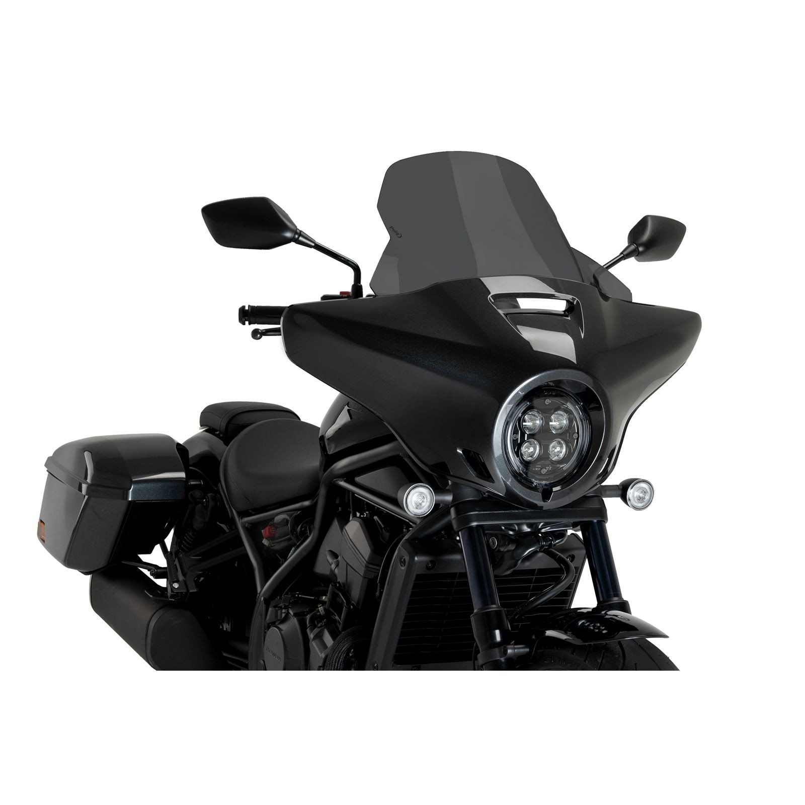 Puig High-Road Touring Screen fits Honda CMX 1100T Rebel ’23 – Dark Smoke 21545F