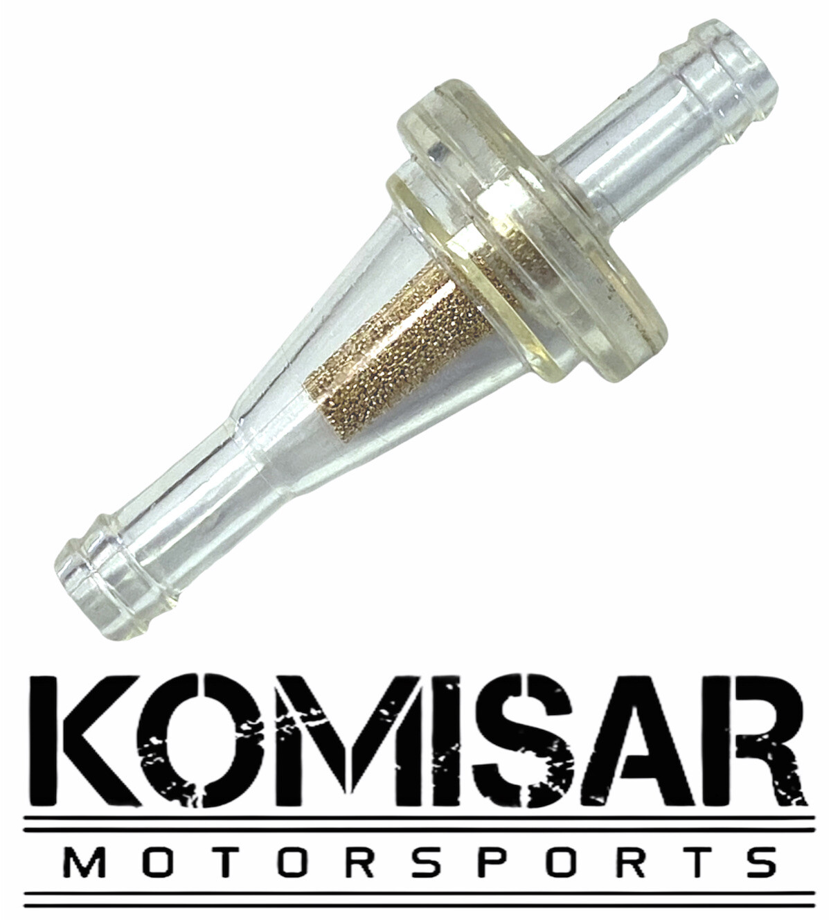 Clear 1/4″ Motorcycle Inline Gas Fuel Filter for Dirt Bike ATV UTV Snowmobile