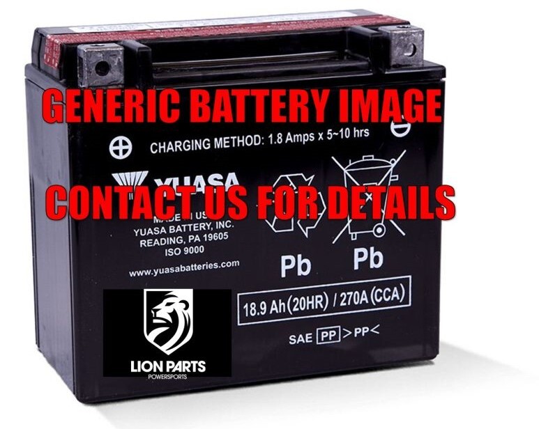 Performance Conventional Battery For Honda ST90K Trailsport 1973-1975 White