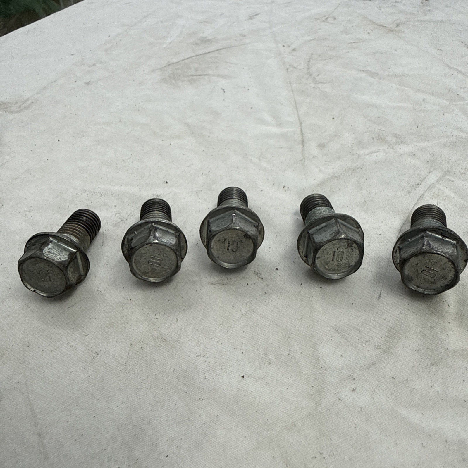 86 HONDA TG50 GYRO S LEFT/RIGHT REAR WHEEL RIM MOUNTING BOLTS