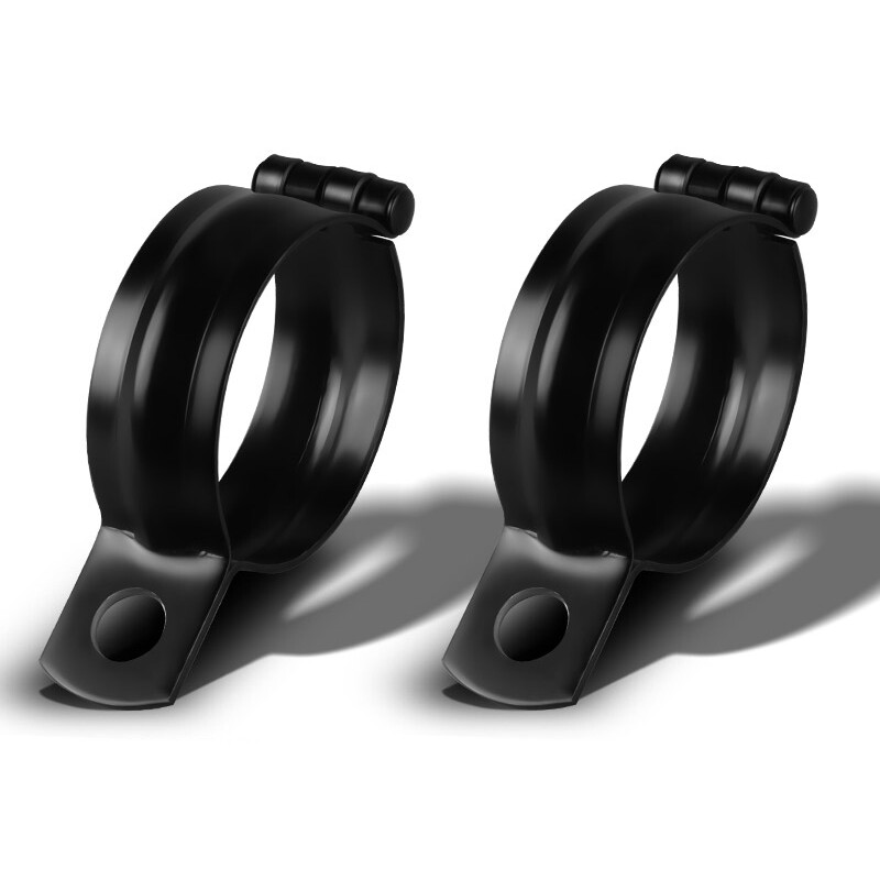 2PC Motorcycle Mount Bracket Fork Clamp Holder 37-50mm Headlight Spot Fog Light