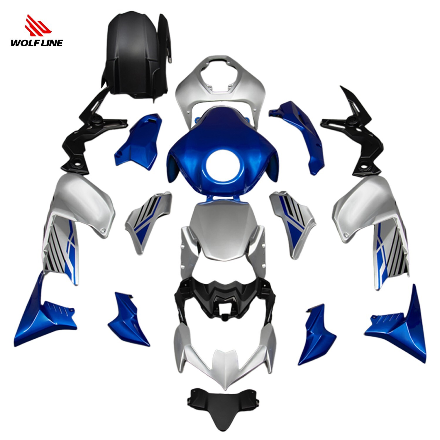 ABS Injection Aerodynamic Bodywork Panel Fairing Kit For Kawasaki Z900 2020-2024
