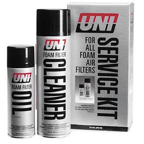 Uni Filter Service Kit UFM-400 Foam Air Filter Oil & Cleaner Aerosol