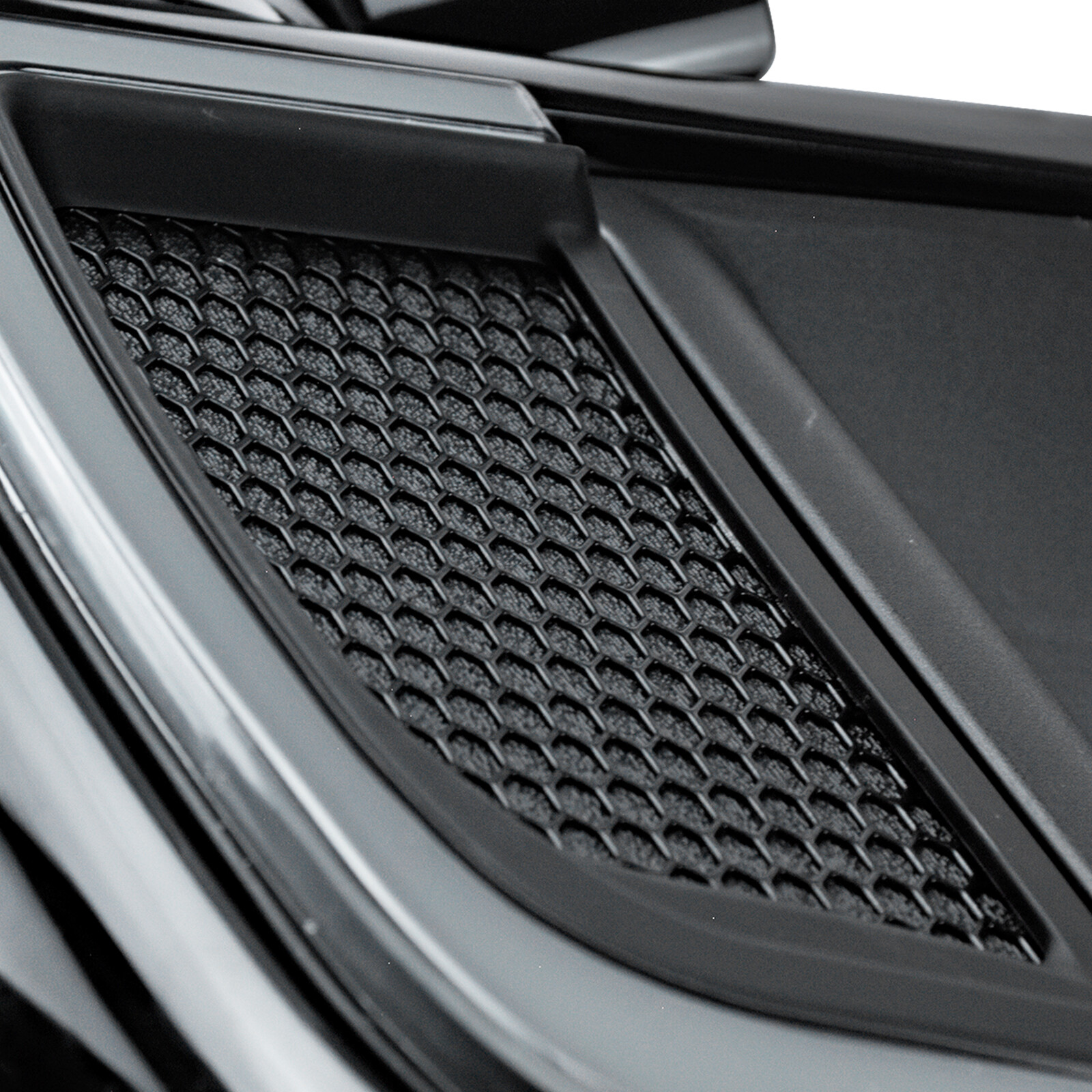 Lower Vented Leg Fairing Grille LED Light For Harley Road Street Glide 2014-2024