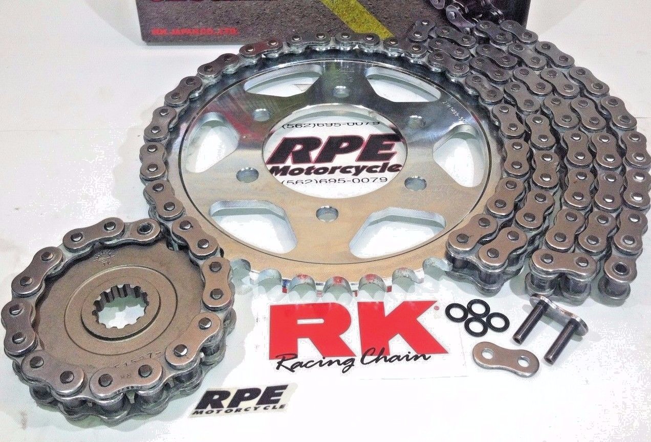 2014-2017 Yamaha FZ-09 RK GXW 530 -1/+2t Natural Chain and Sprocket Kit