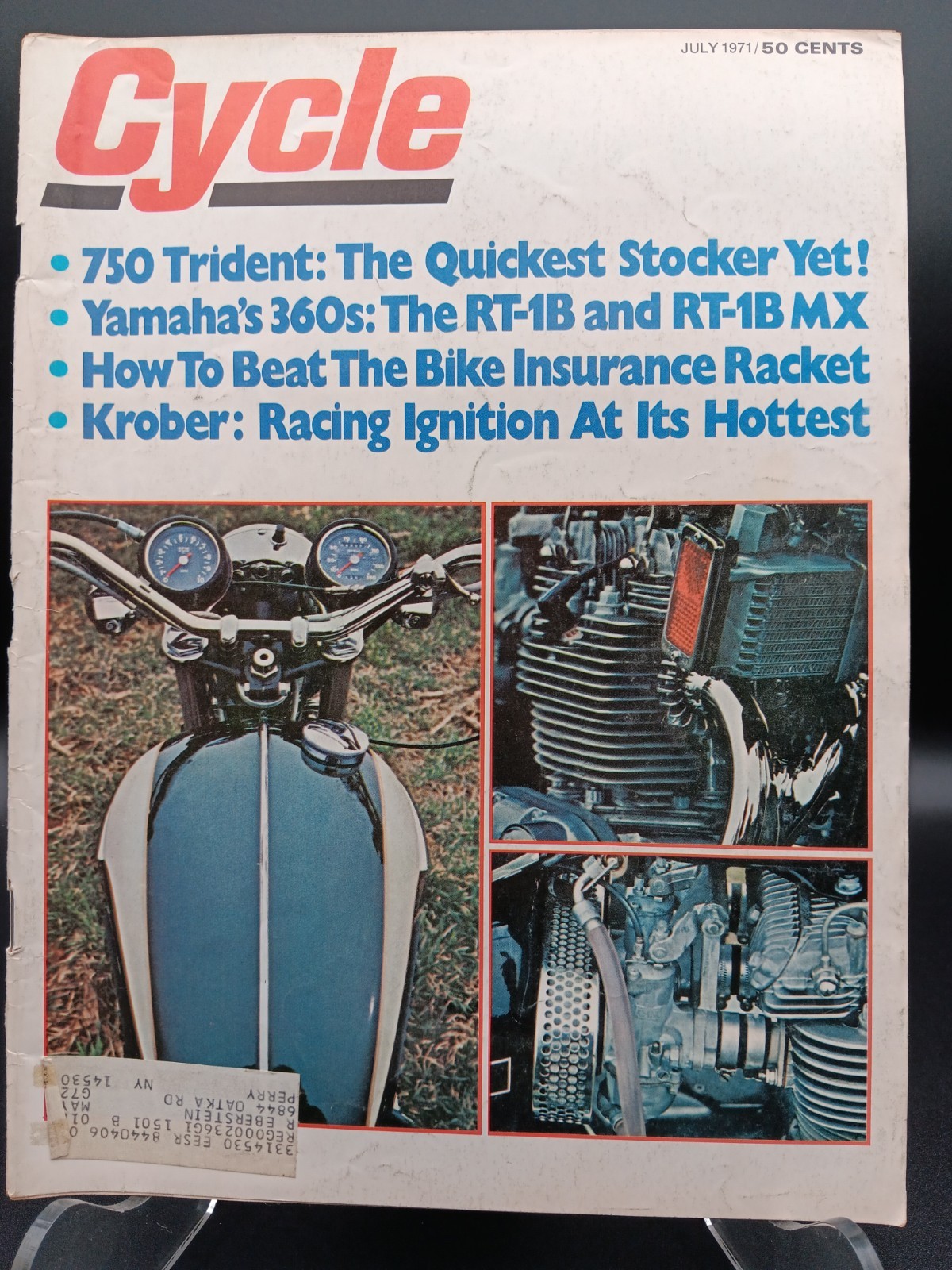 JULY 1971 CYCLE MAGAZINE Popular Modern Dirt Motocross Street Bike Rider Guide