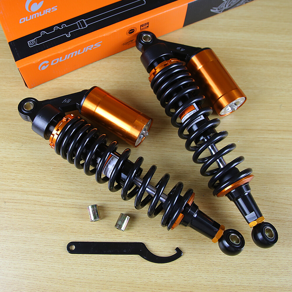 2X 13.5″ 343mm Rear Air Shocks Absorbers For Harley Touring Electra Street Glide