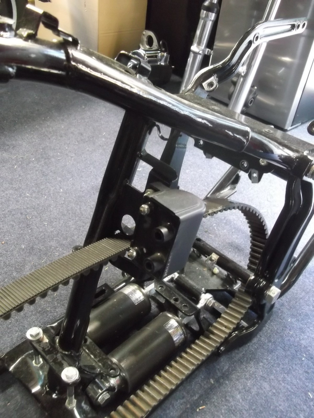 Harley 1993 FXSTS Springer Softail Frame Complete, OEM
