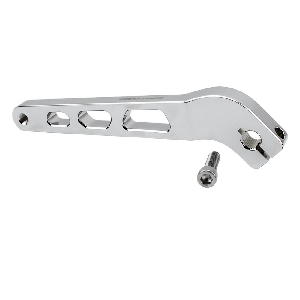 6.5″ Chrome CNC Shifter Lever for Harley 91-Up Dyna FX Softail, No Mid-Control