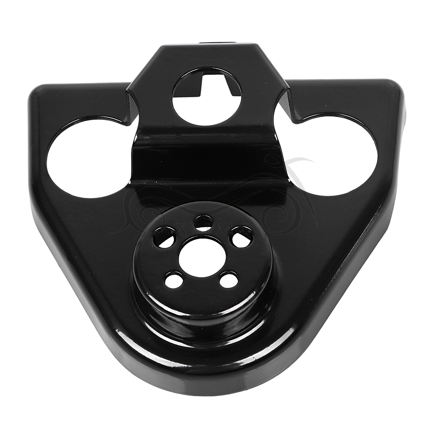 Black Zinc Alloy Handlebar Riser Cover Fit For Harley Road King Shrine SE FLHR