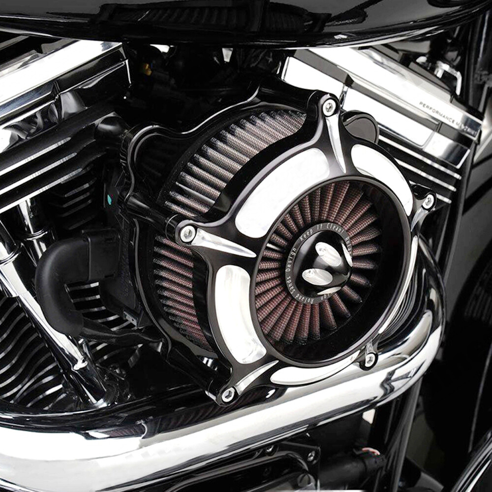 CNC Air Cleaner Intake Filter For Harley DYNA Softail Touring Street Road Glide