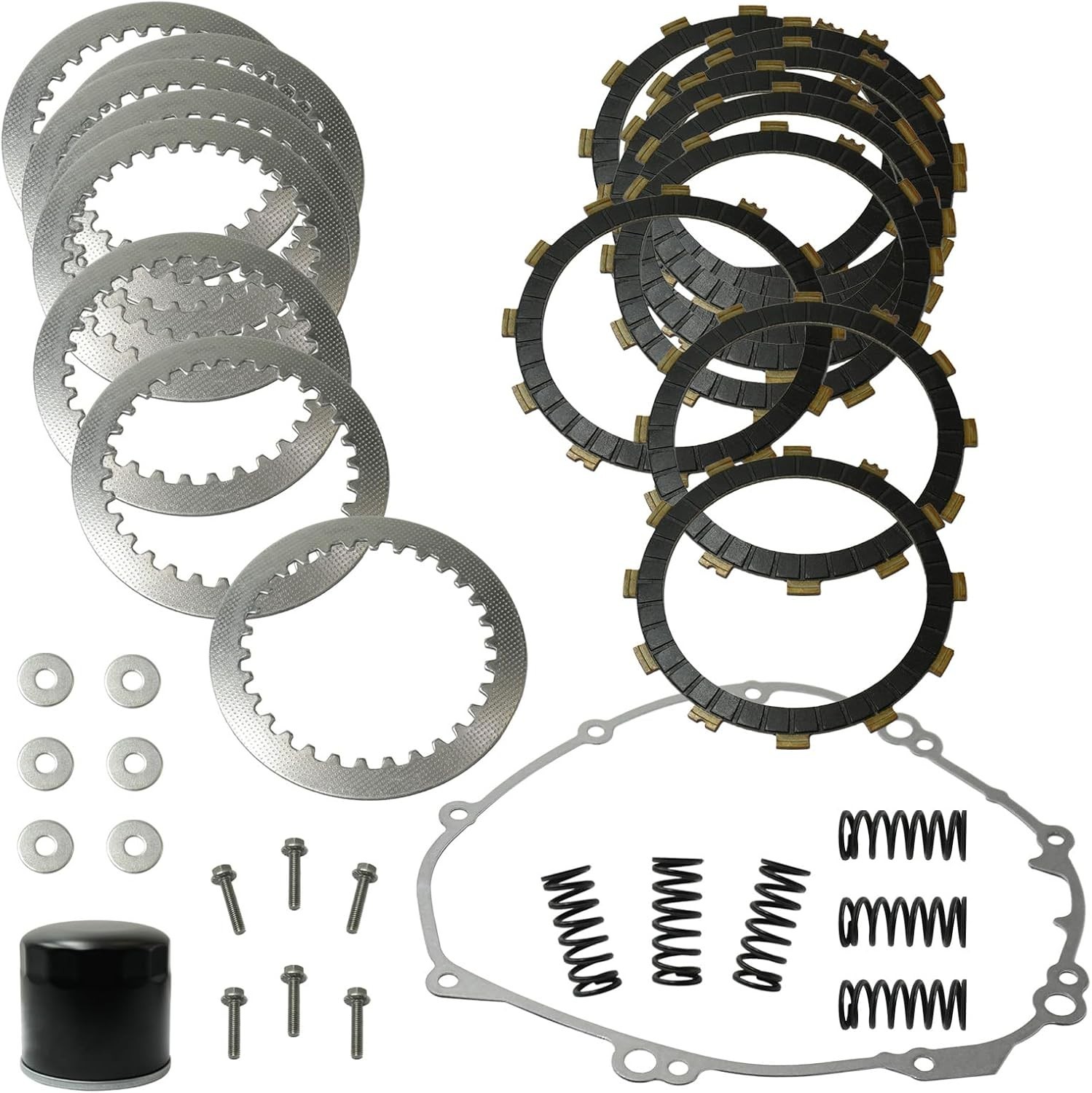 Yamaha YZF R1 Heavy Duty Clutch Kit | Durable Steel Plates & Full Gasket Package