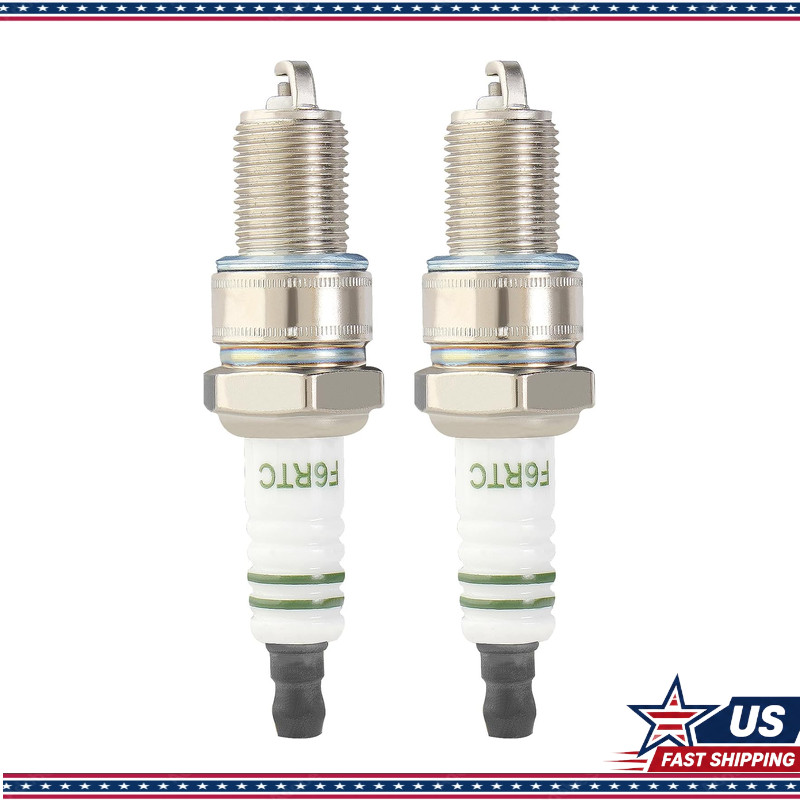 F6RTC Spark Plug Set 2 Champion 415 RN9YCC RN10YC Bosch WR6DC WR7DC
