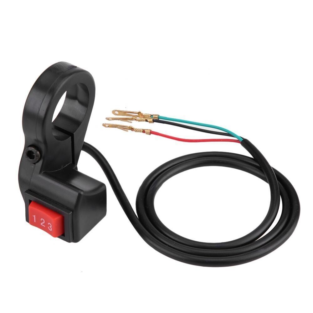 22mm/0.87” 3 Speed Module Switch For Motorcycle E-bike Electric Scooter ATV