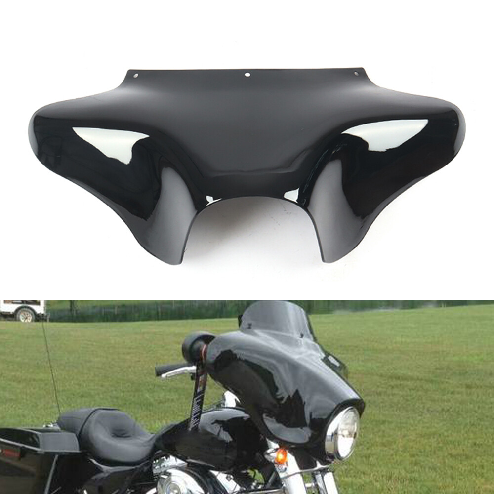 Black Aggressive Batwing Universal Fairing for Harley Softail and Touring Models