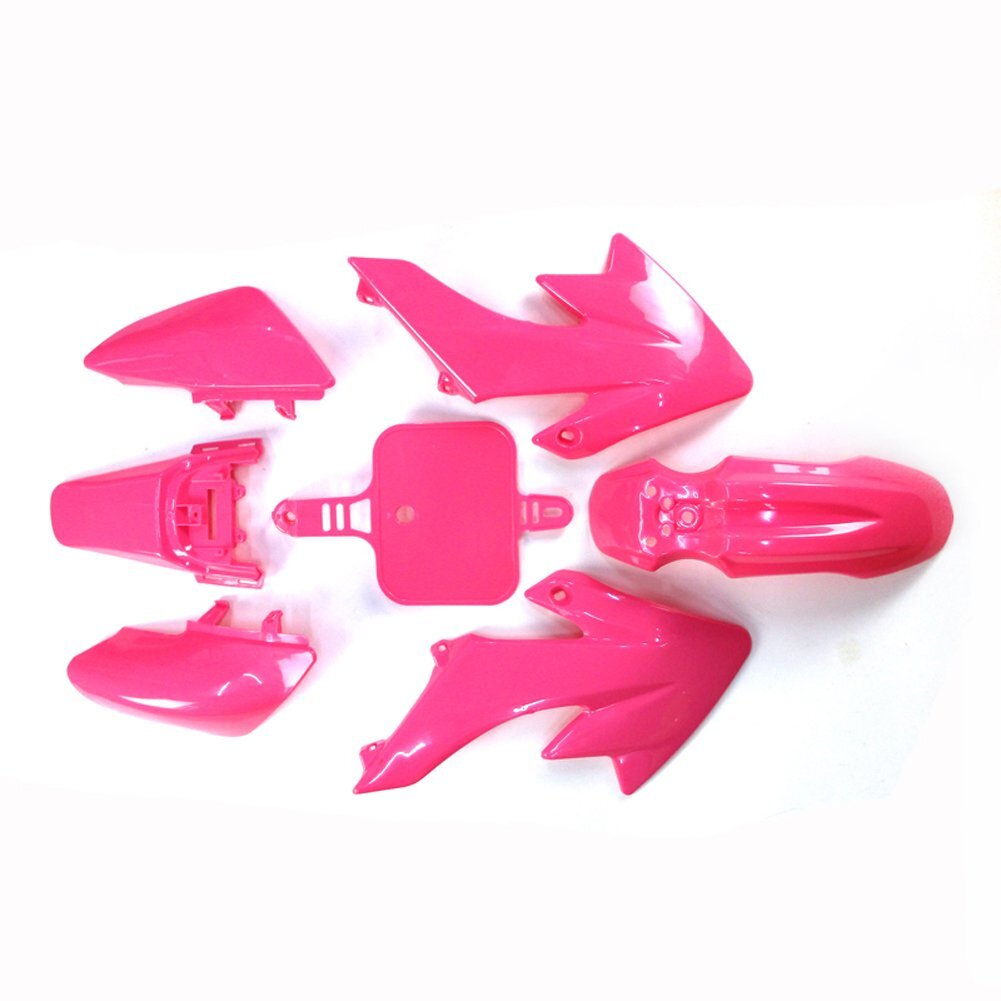 Pink Plastic Fender Fairing Kit For Honda XR50 CRF50 Chinese 50cc 90cc