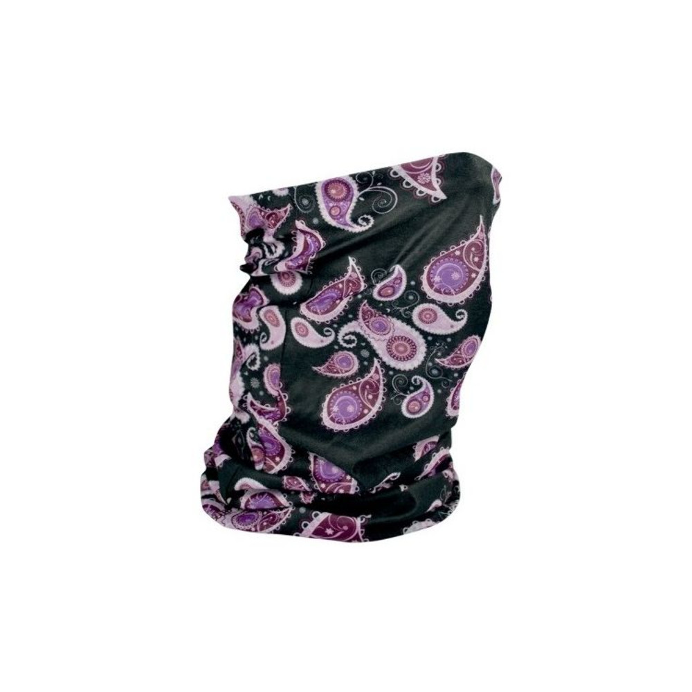 ZAN Headgear Motley Tube Purple Paisley – One Size Fits Most – 26-4485