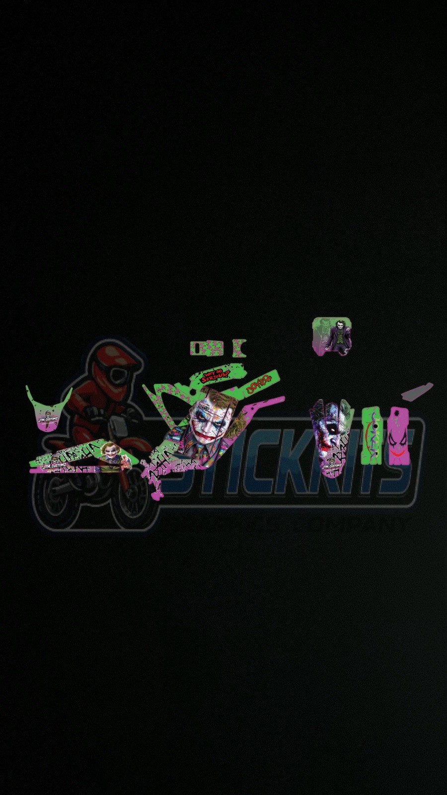 Surron light bee x JOKER sticker kit free personalization STICKKITS