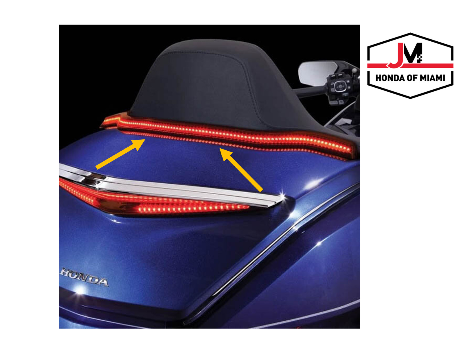 Ciro Goldstrike LED Tour Blade Gold Wing 2018-2020