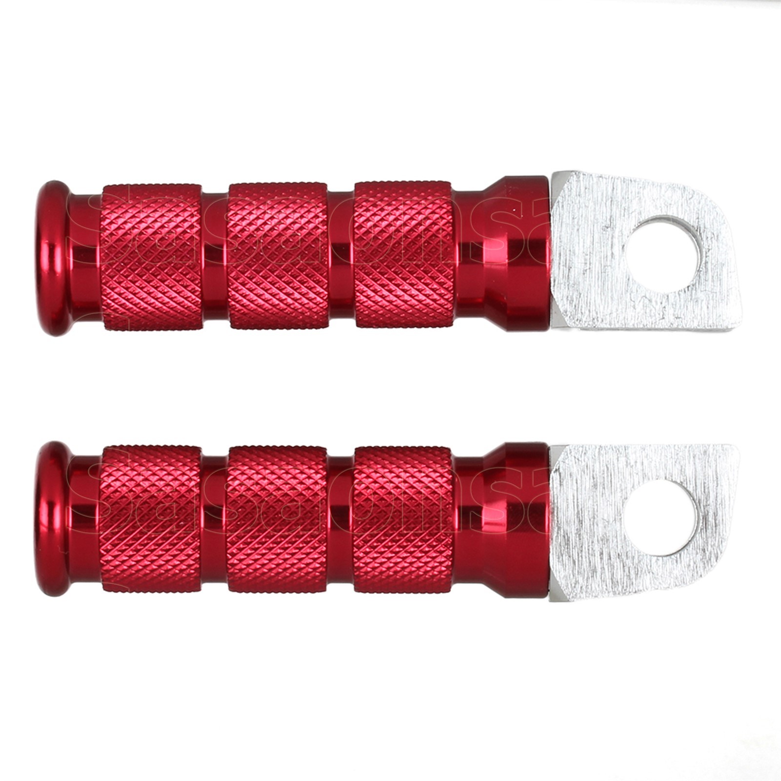 [SASA] Compatible With Suzuki Pink-Red CNC Billet Anodized FRONT Foot Pegs