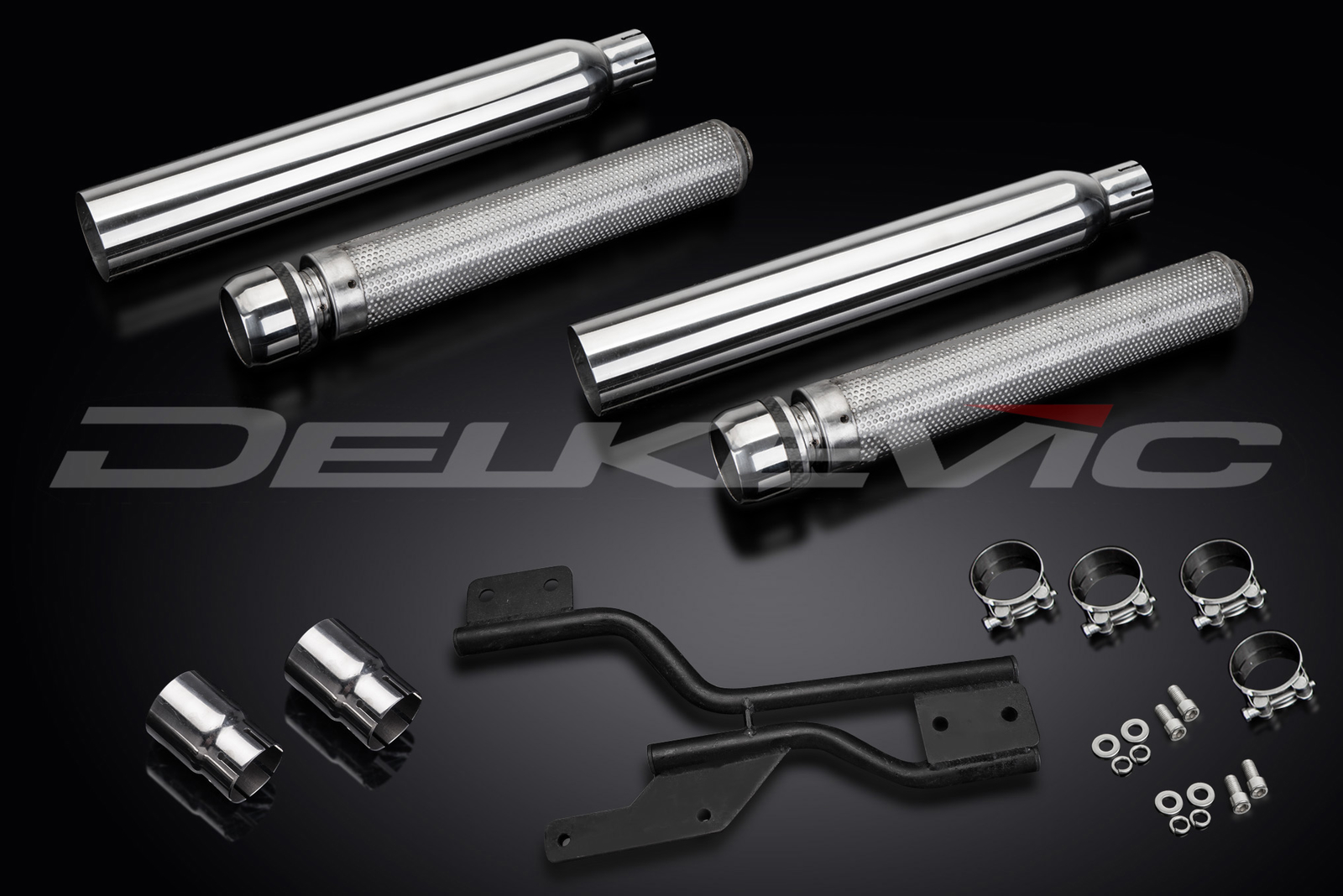 Honda VTX1800 21″ Stainless Bull Nose Tip Cruiser Muffler Exhaust 05 06 07 08