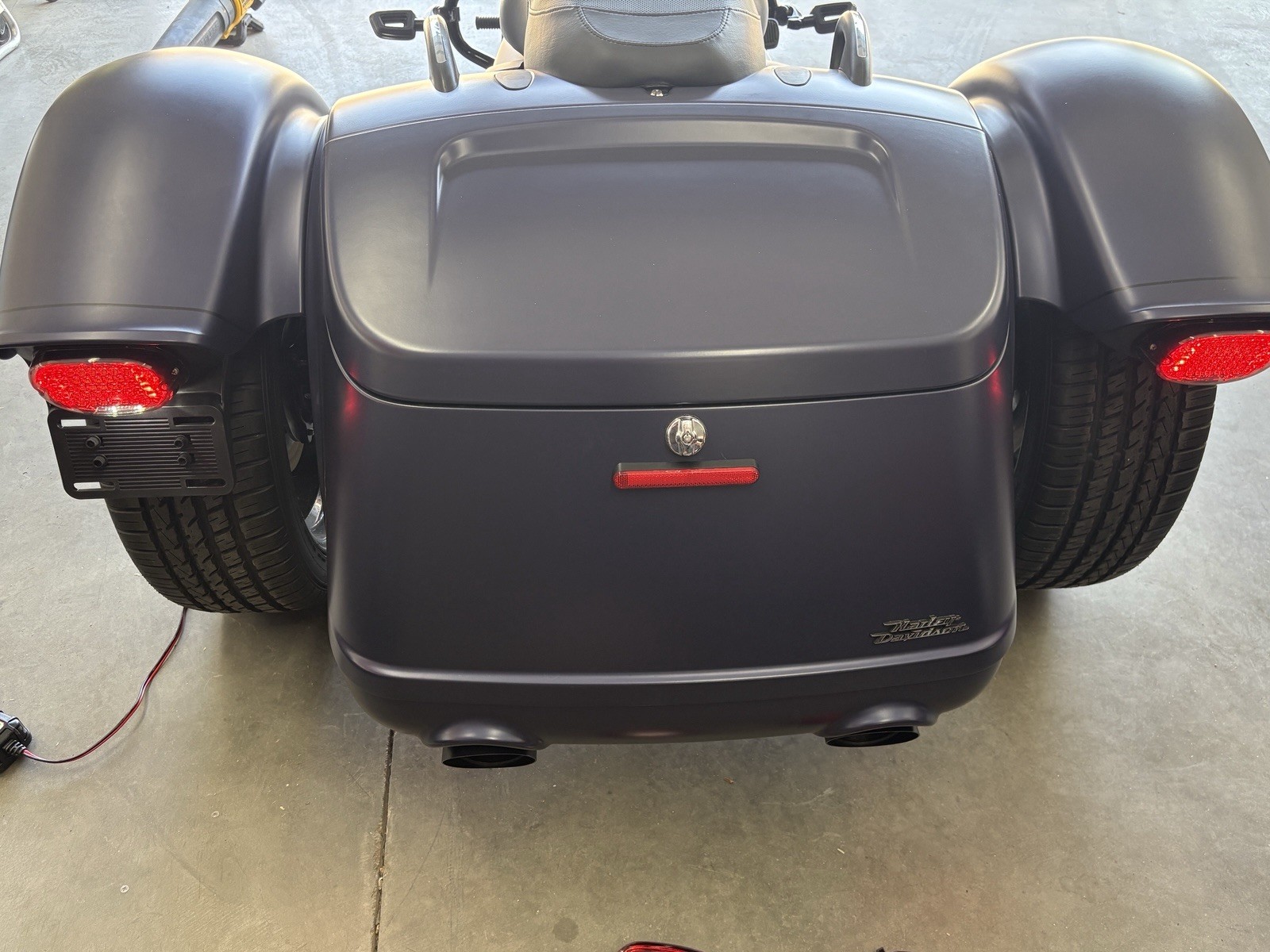 Custom Dynamics Low Profile LED Taillight Smoke Harley Davidson Trike FLTRT FLRT