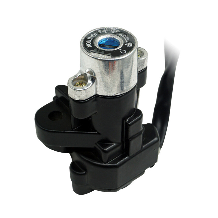 Aluminium Alloy Universal Motorcycle Modified Ignition Key Lock Set Kit Switch