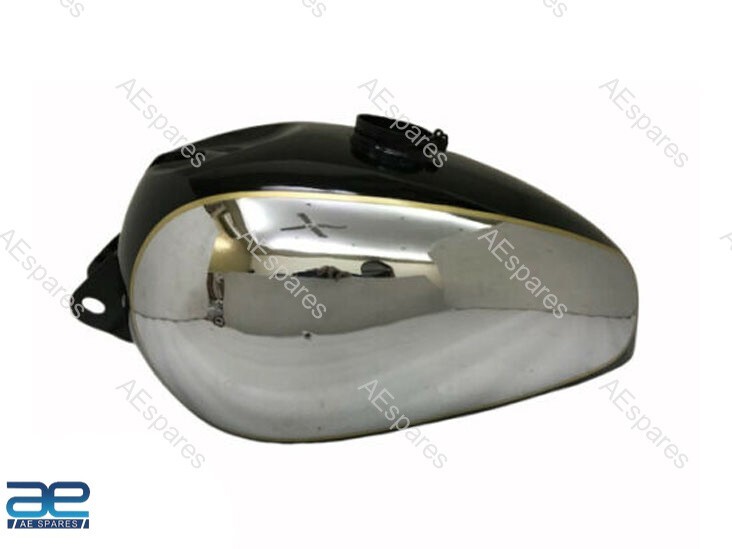 FUEL GAS PETROL TANK CHROME AND BLACK PAINTED FOR PANTHER M100 M120 New
