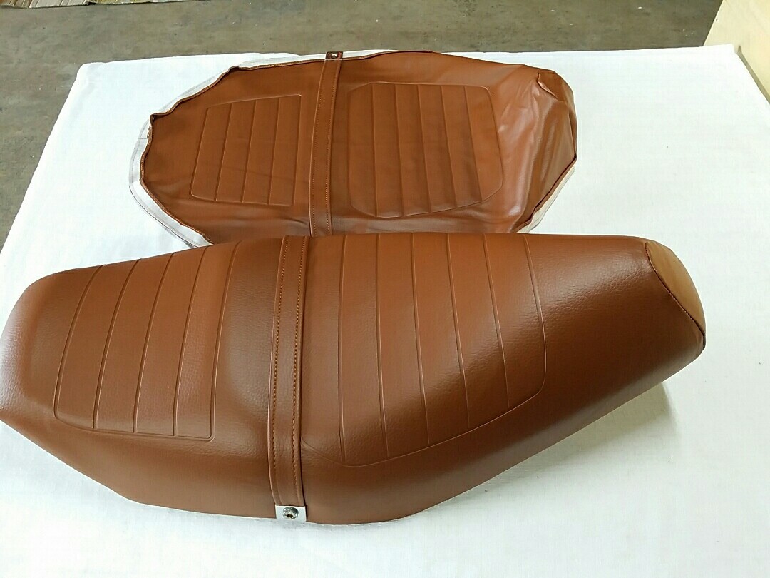 HONDA CH125 CH150 SEAT COVER ELITE 1984 MODEL SEAT COVER BROWN + STRAP (H*-327)