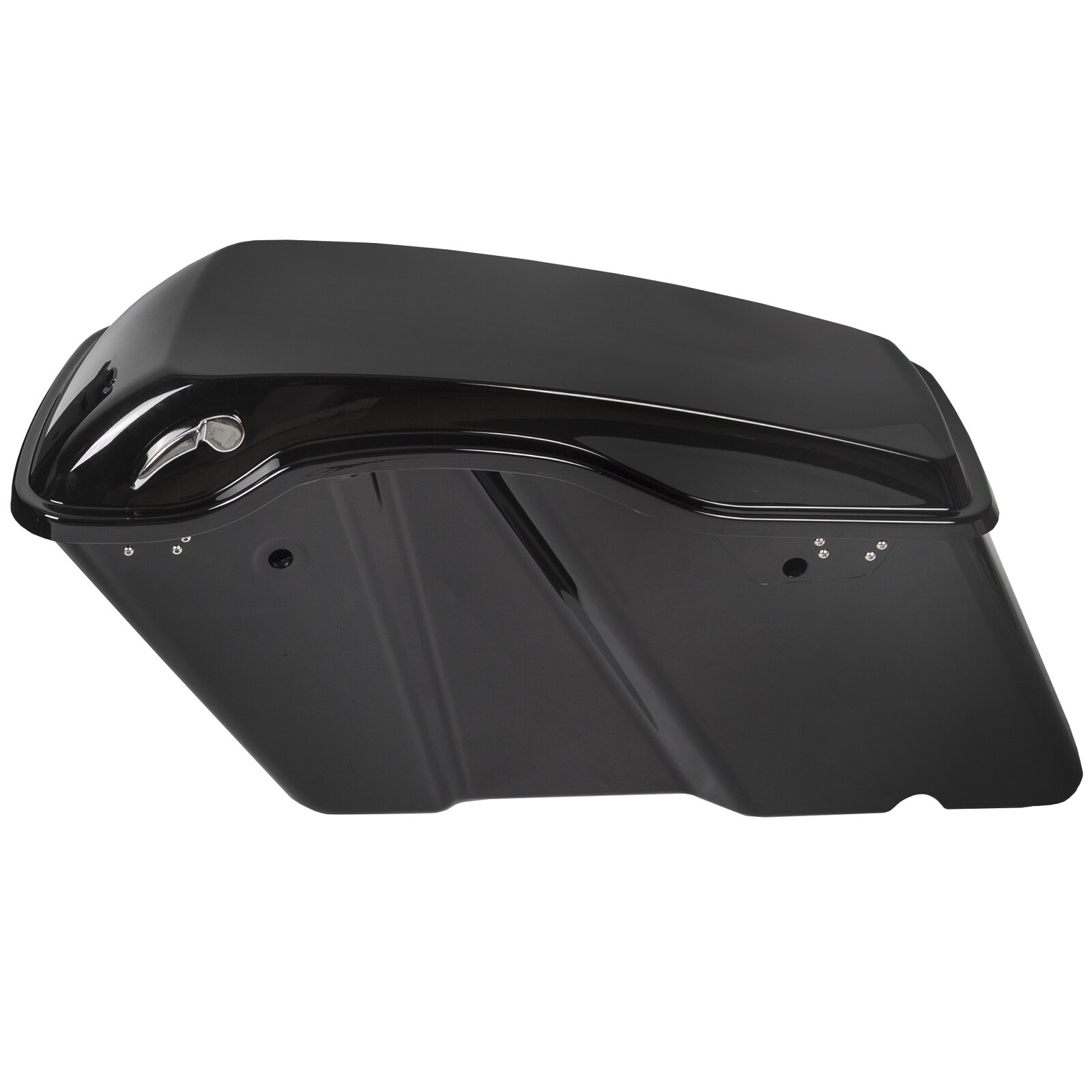 Vivid Black Hard Saddle bags & Latch Fit For Harley Davidson Touring Glide 94-13