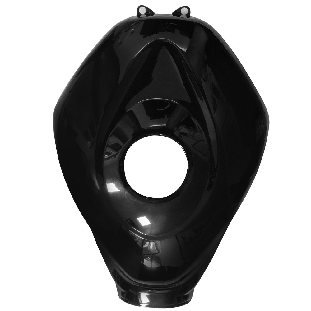 Glossy Vivid Black Fuel Gas Tank Cover For KAWASAKI NINJA650 2009 2010 2011 USA