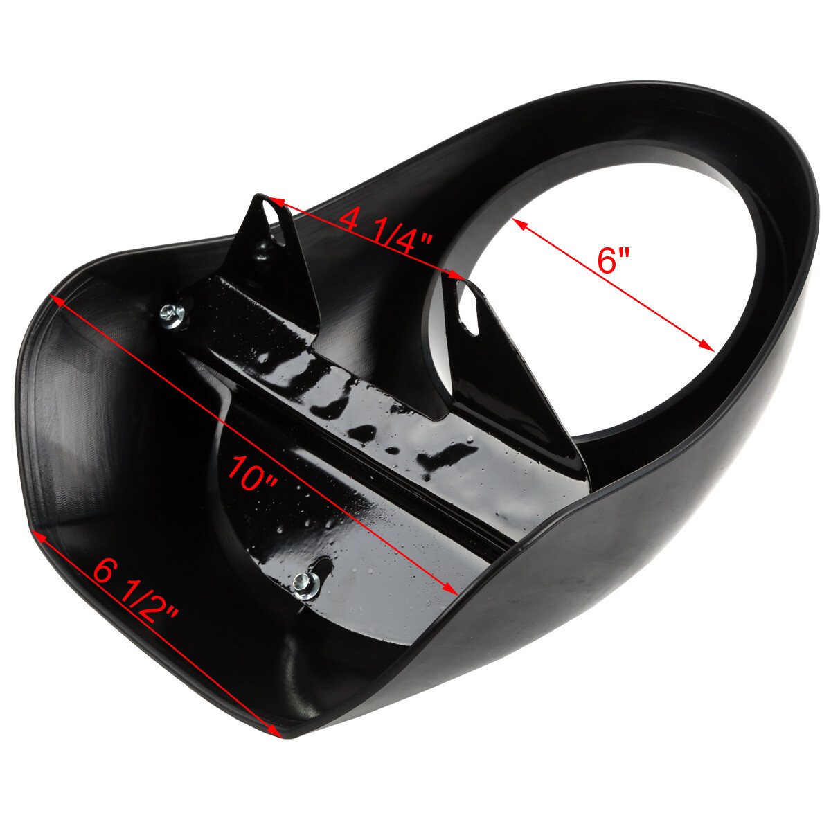 Black Headlight Fairing Mask For Harley Sportster Front Fork Cowl XL 1200 / 883