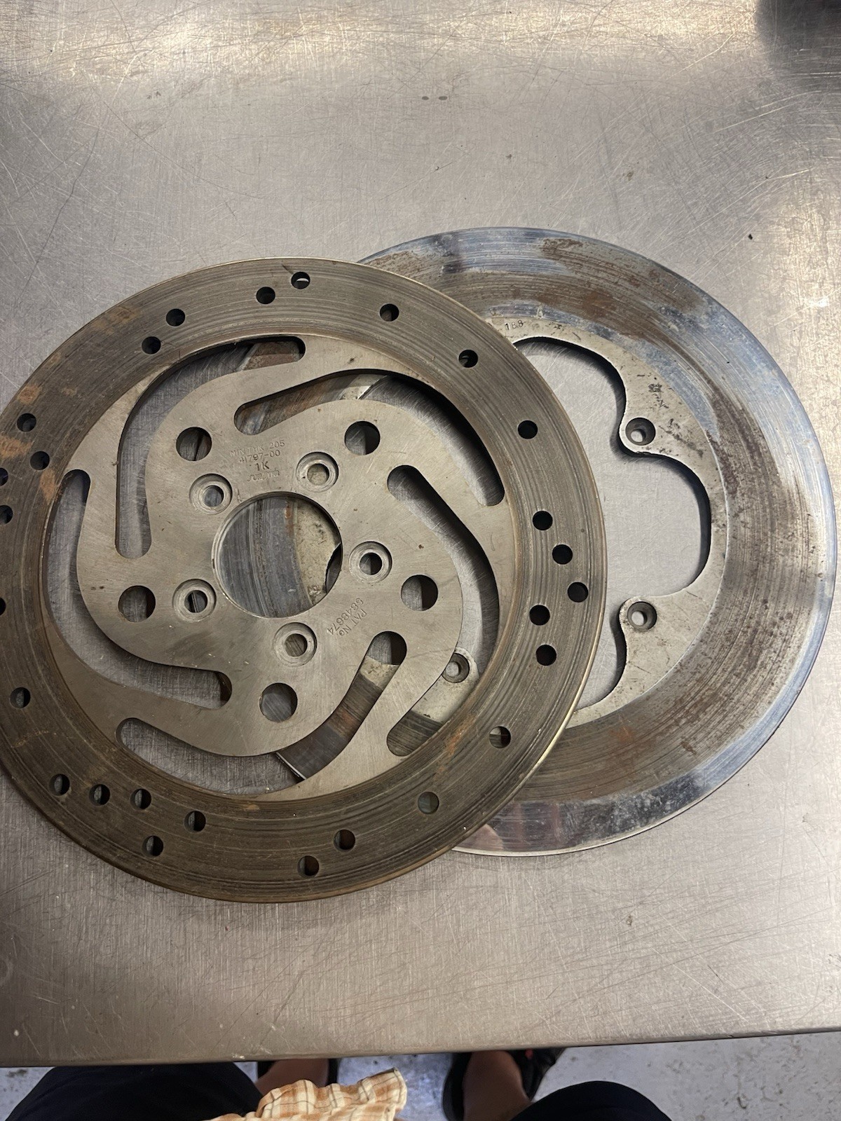 2 Old Harley-Davidson 11.5” Disc Disk Brake Rotors 41797-00