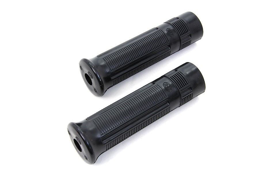 Black Beck Plastic Grip Set fits Harley Davidson