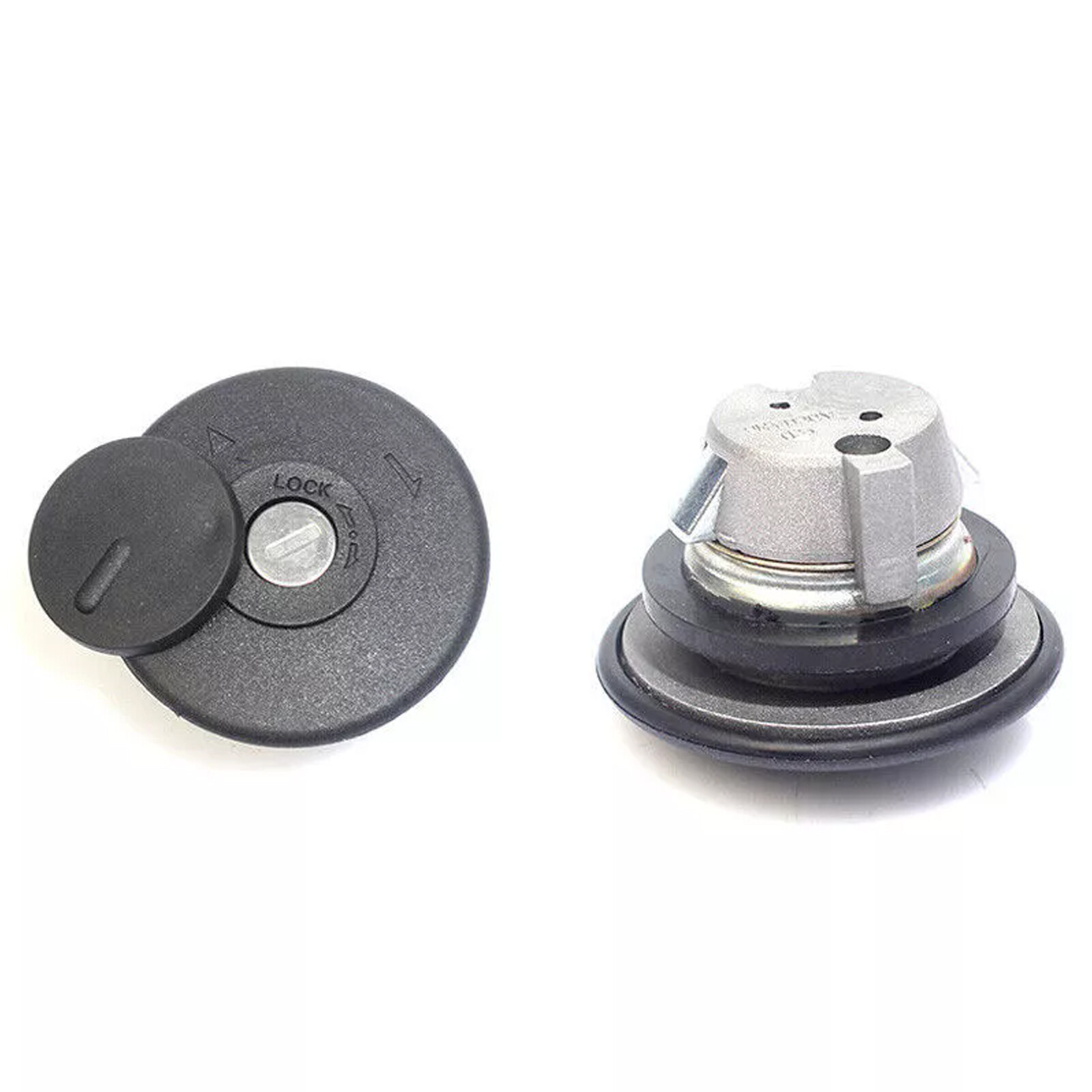 Universal Motorcycle Scooter Fuel Gas Cap Ignition Switch Key Seat Lock Set