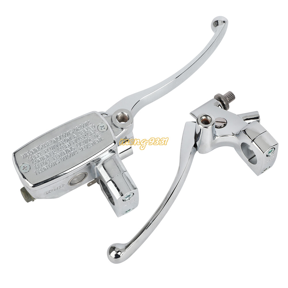 Universal 1″ Motorcycle Handlebar Hydraulic Brake Clutch Lever & Master Cylinder