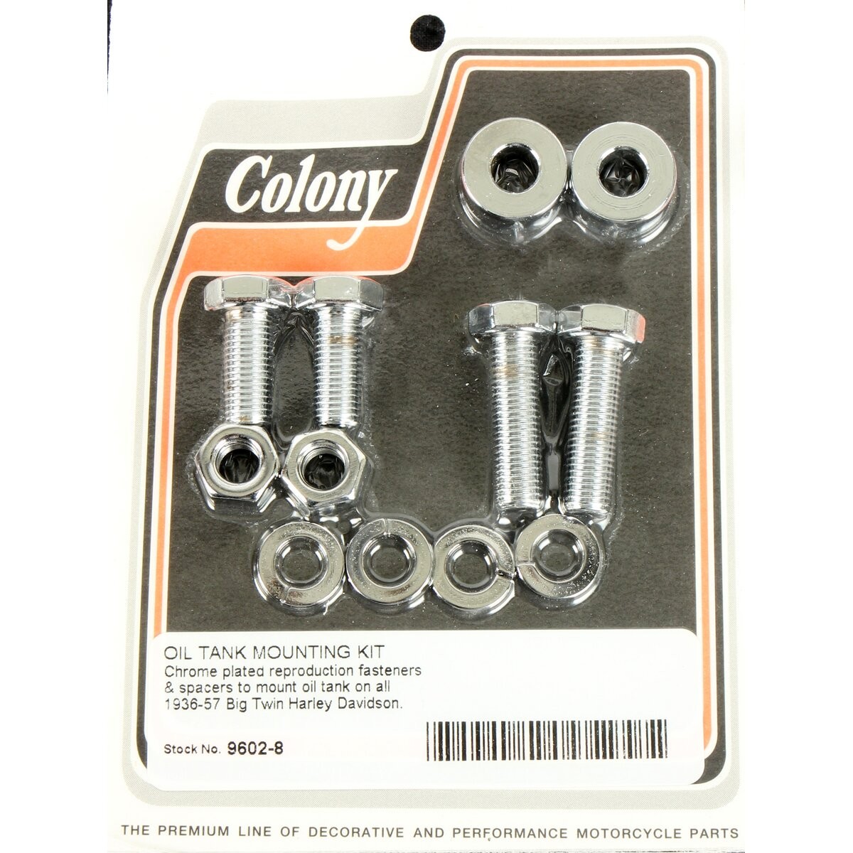Colony Chrome Plated Oil Tank Mount – 9602-8