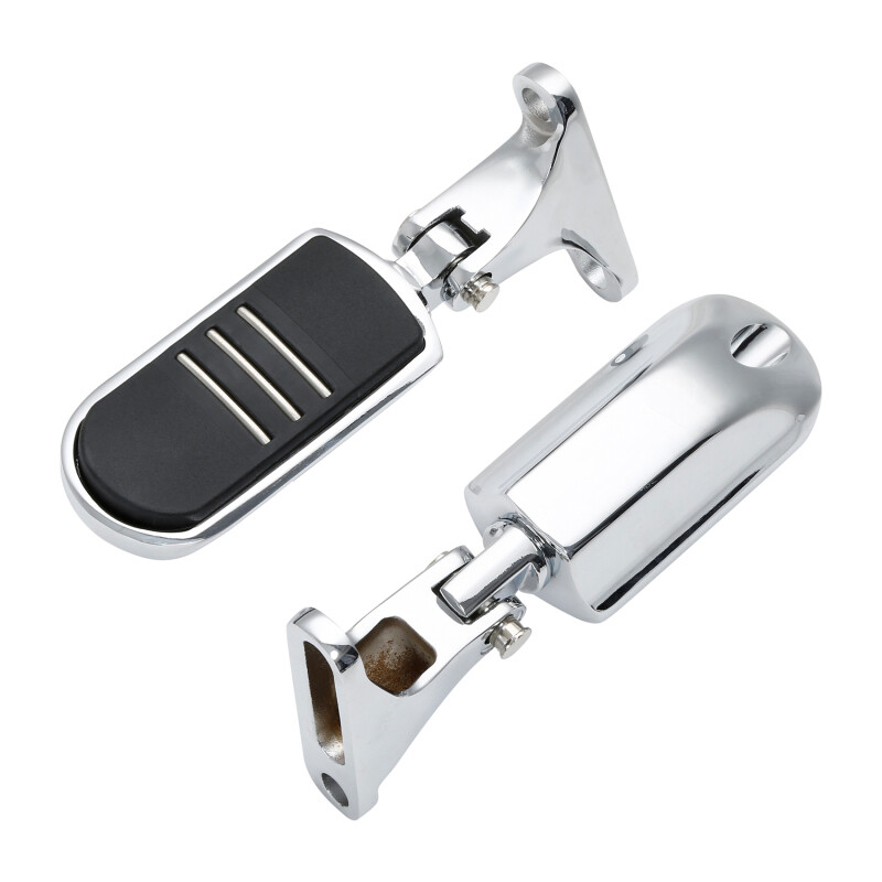 Chrome Passenger Footpeg Peg Mount Fit For Harley Touring Street Glide 1993-2024