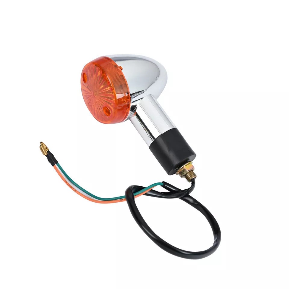 1 Pair of Turn Signals 10mm 12V FOR Harley-Davidson Honda Kawasaki Yamaha Suzuki
