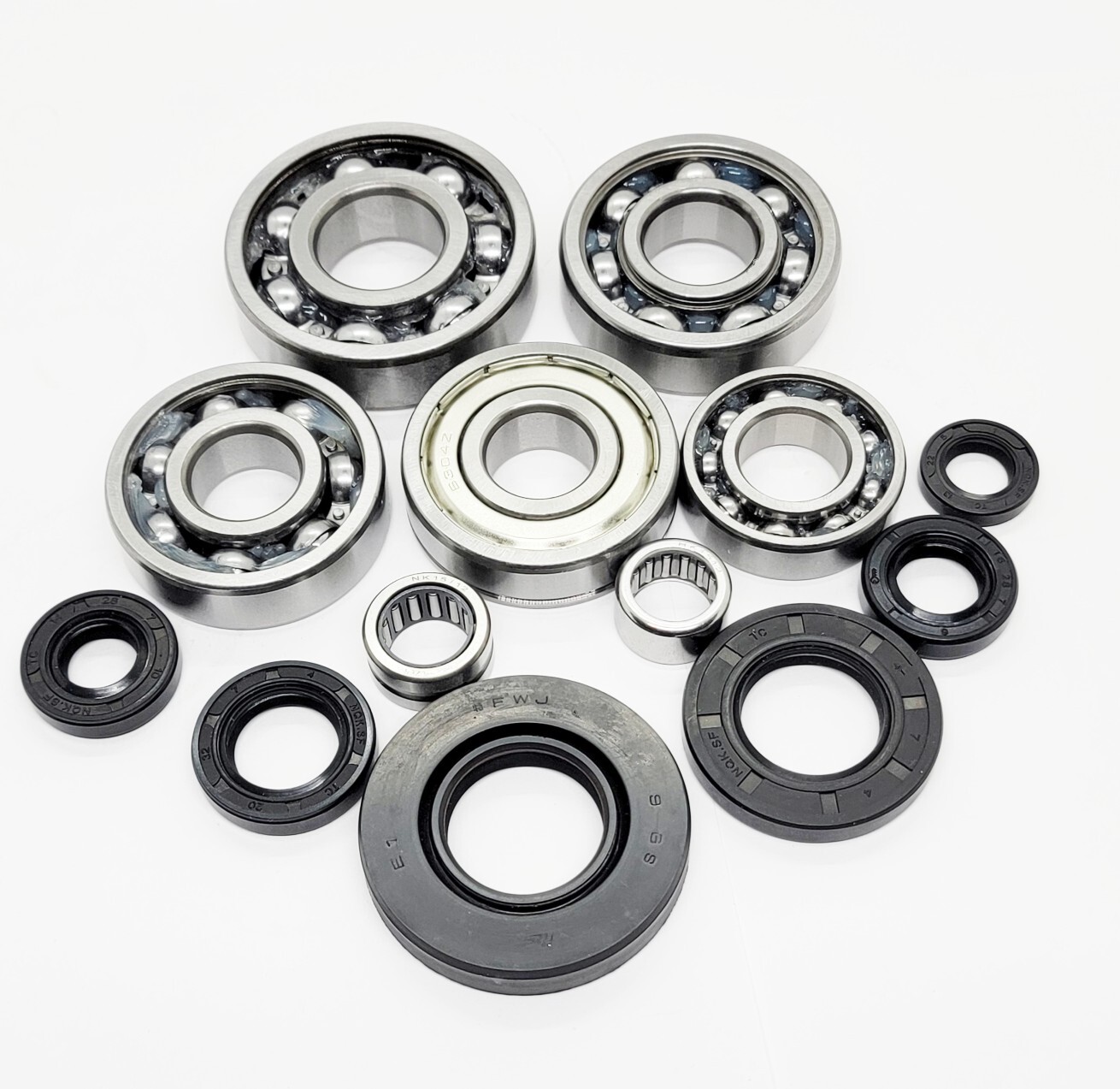 CR125 Engine Crank Shaft & Transmission Bearings & Seals Kit 74-78 CR125M