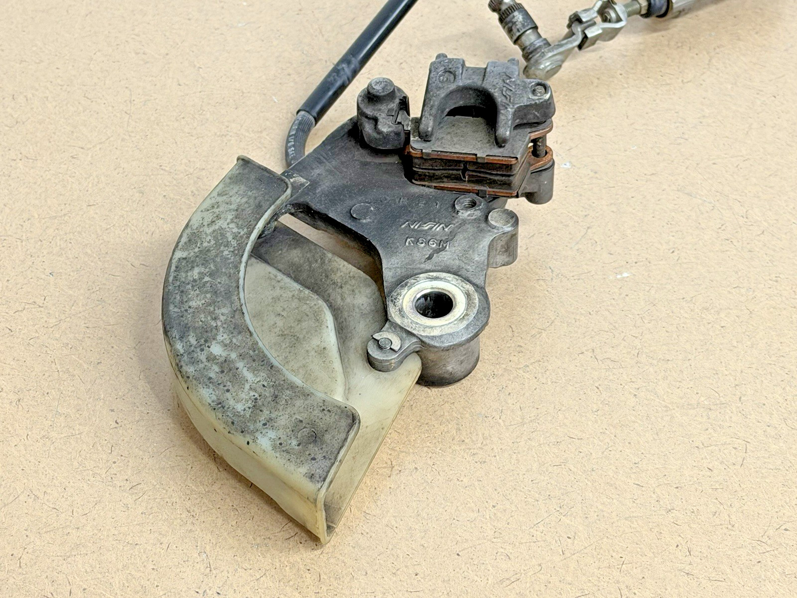 1991 HONDA 91-94 XR250L OEM NISSIN REAR BACK BRAKE CALIPER MASTER CYLINDER
