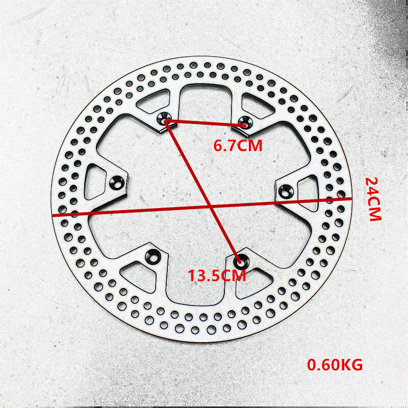 Motorcycle Steel 240mm Rear Brake Disc Rotor For Suzuki DRZ 400 SM RM 125